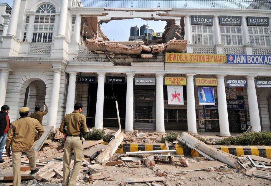 Building collapse in Delhi Building collapse in Delhi