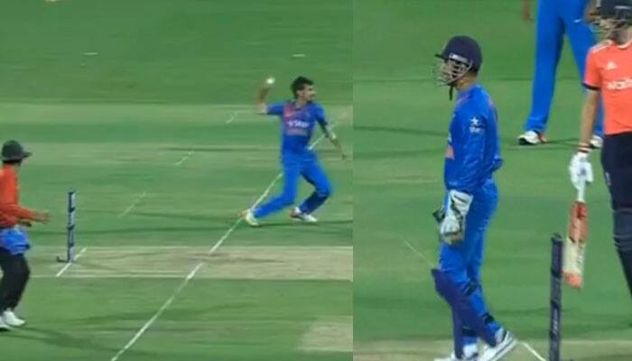 WATCH: MS Dhoni loses cool, yells at Yuzvendra Chahal for missing easy run-out chance during 3rd T20I