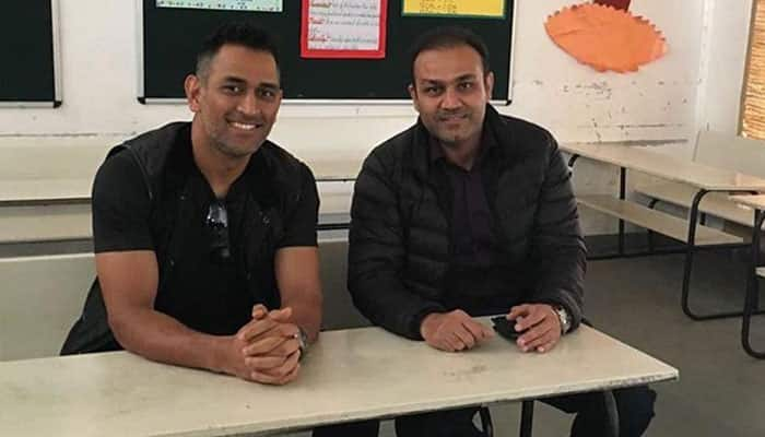 MS Dhoni visits Sehwag International School, shares life-lessons and tips – Videos &amp; Pics!