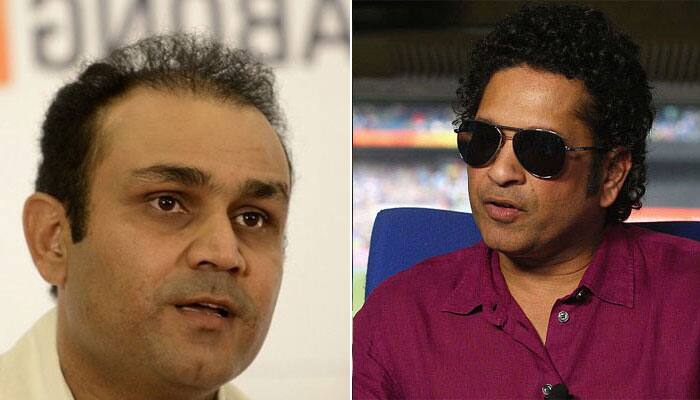 Sachin Tendulkar, Virender Sehwag troll each other over a PARTICULAR image — VIDEOS &amp; PHOTOS