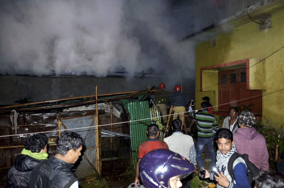 Fire at a house in Tripura