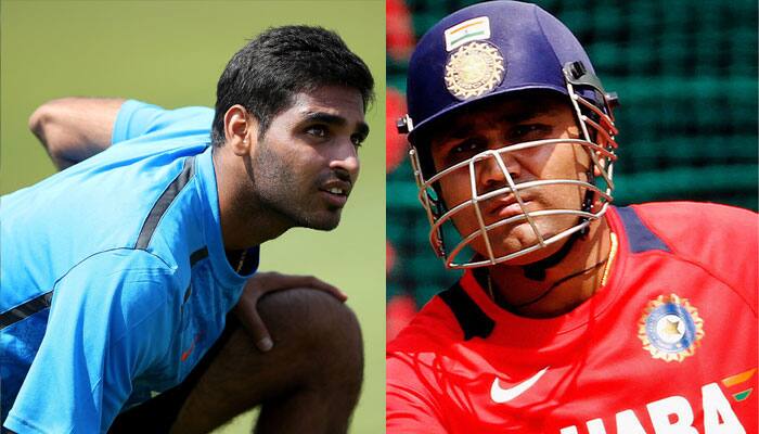 Virender Sehwag compares birthday-boy Bhuvneshwar Kumar&#039;s swing with a wife&#039;s mood