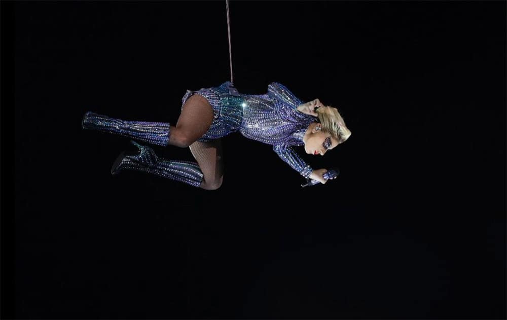 Lady Gaga at the Super Bowl