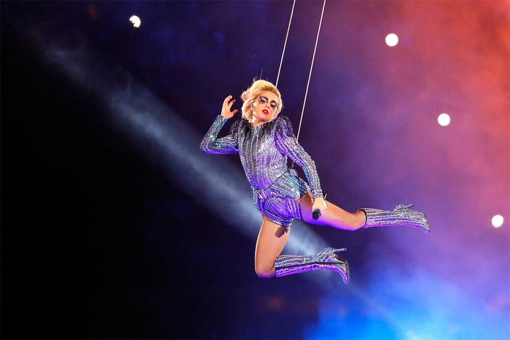 Lady Gaga at the Super Bowl