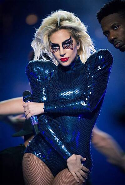 Lady Gaga at the Super Bowl