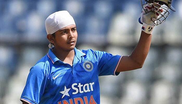 Prithvi Shaw hammers ton as India U-19 thrash England U-19 by 230 runs