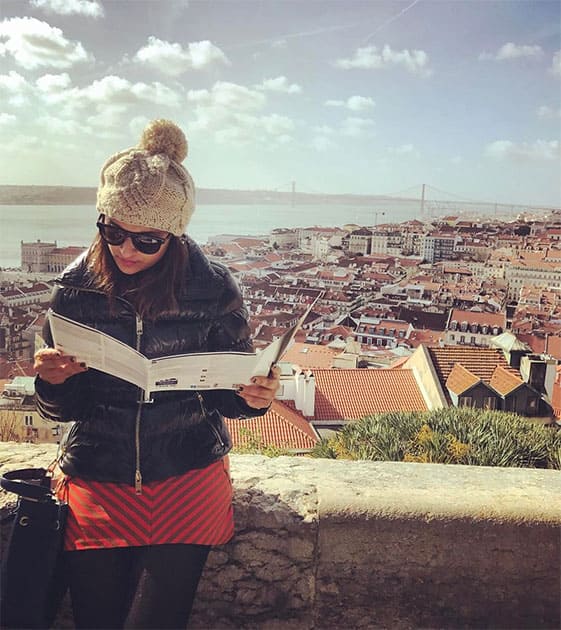 parineeti chopra :- Tourist. Lisbon Europe