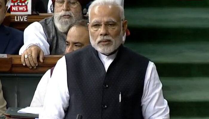 When PM Narendra Modi&#039;s &#039;Bhukamp aa hi gaya&#039; jibe at Rahul Gandhi made MPs burst into laughter