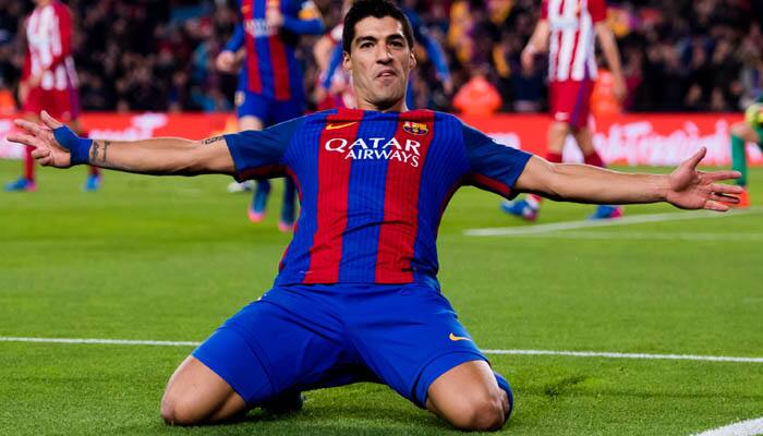 Copa del Rey: Luiz Suarez hero and villain as Barcelona reach King&#039;s Cup final