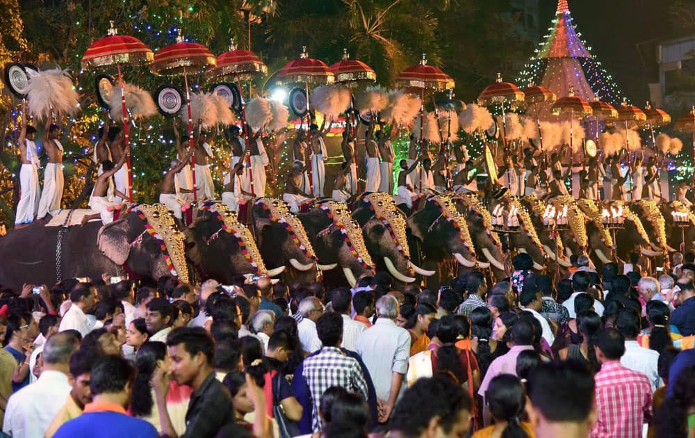 Pooram festival