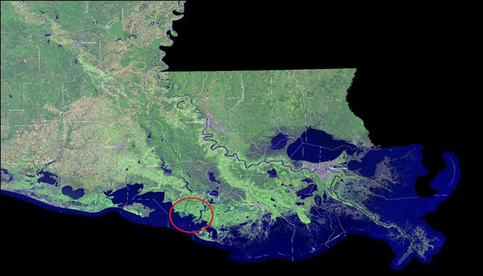 Growing Louisiana deltas make for a rare phenomenon – NASA studies the coastline