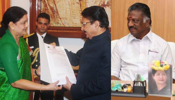 AIADMK crisis: Suspense continues as Sasikala stakes claim to form government in Tamil Nadu but Panneerselvam wants to withdraw resignation