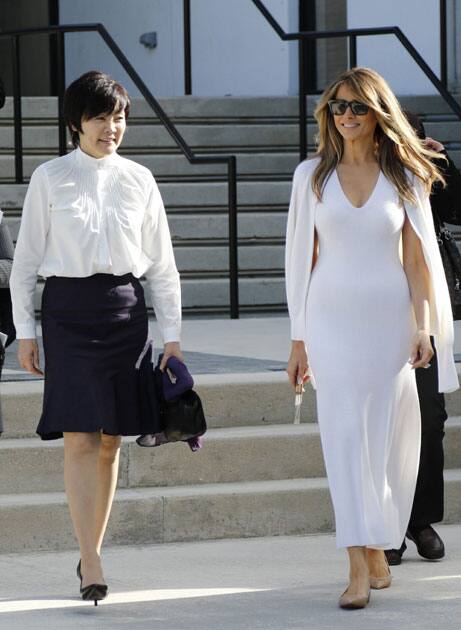 Akie Abe, Melania Trump