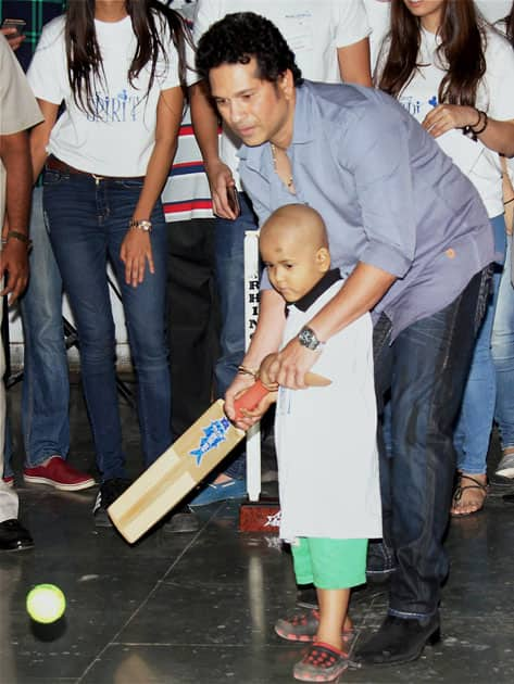 Sachin at an event