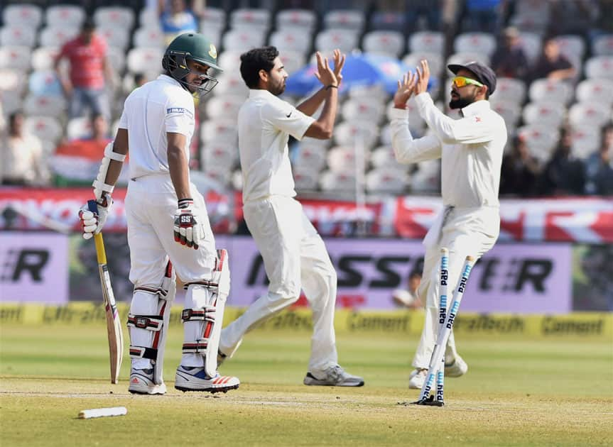 Indian team celebrate