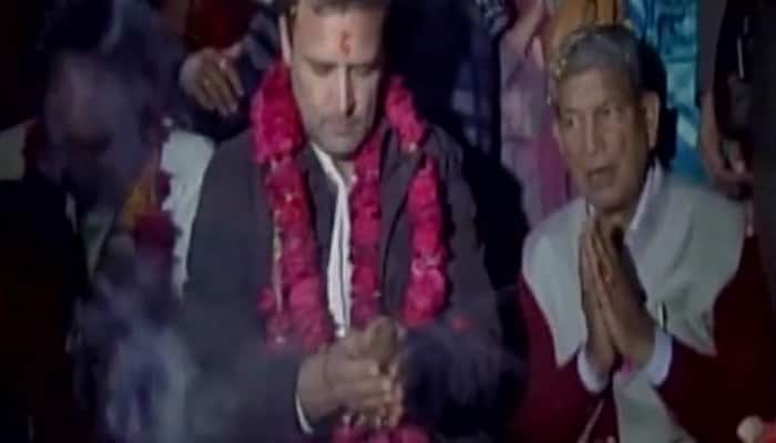 Uttarakhand Assembly Elections 2017: Rahul Gandhi, CM Harish Rawat attend Ganga Aarti at Haridwar’s Har Ki Pauri