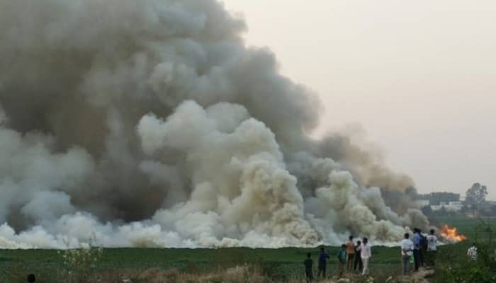 Bengaluru&#039;s Bellandur lake catches fire, toxic smoke chokes city