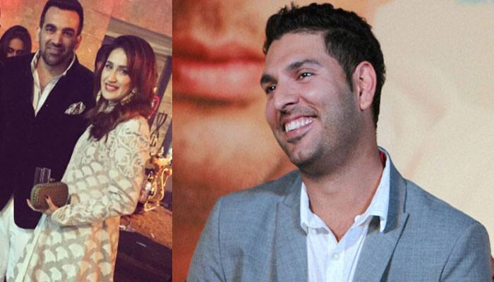 Yuvraj Singh outsmarted by Zaheer Khan&#039;s rumoured girlfriend Sagarika Ghatge on troll attempt!