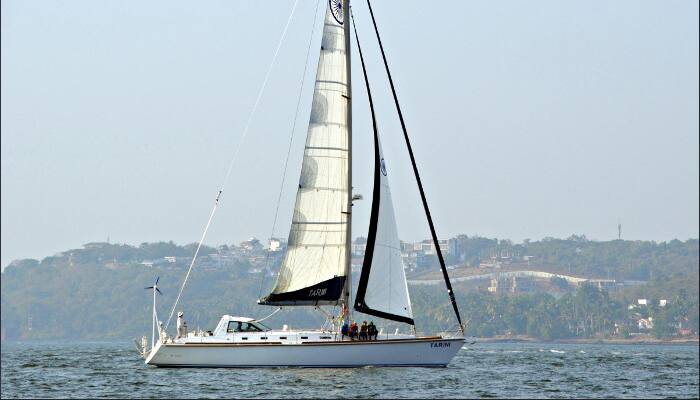 Navy inducts sailboat &#039;Tarini&#039;; to conduct first all-women circumnavigation of globe 