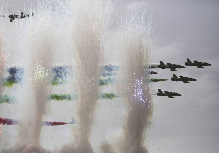 Military aircraft fly Military aircraft fly