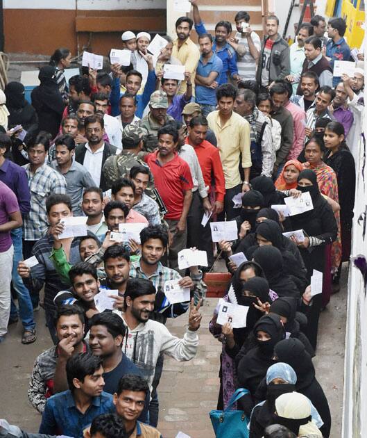 Third phase of polling in UP Third phase of polling in UP