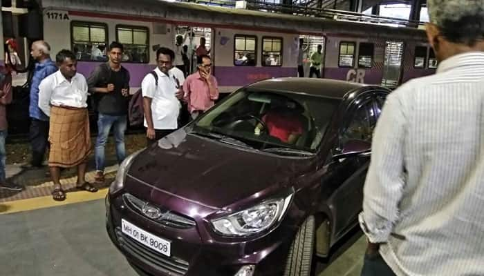 Under-19 cricketer drives luxury car straight onto Andheri railway station platform, triggers panic