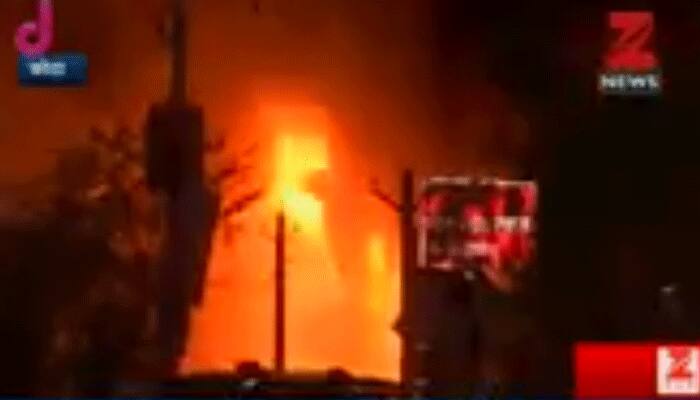 Kota: Fire breaks out at petrol pump in Rajasthan