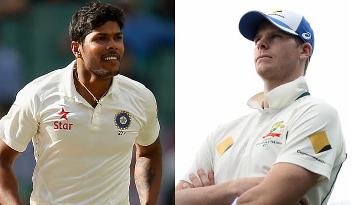 Steve Smith vs Umesh Yadav