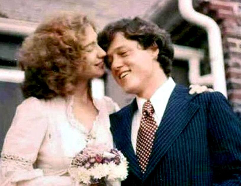 HILLARY RODHAM AND BILL CLINTON