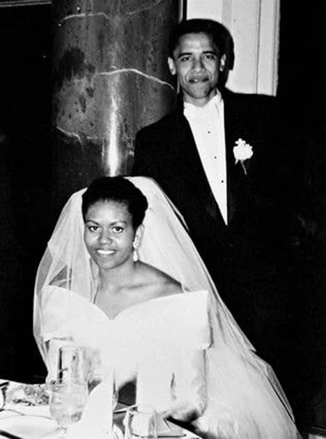 BARACK OBAMA AND MICHELLE ROBINSON