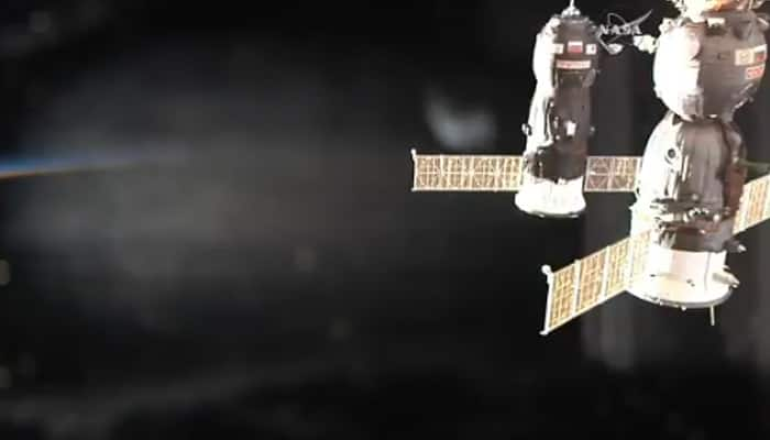 Russian cargo craft &#039;Progress MS-05&#039; docks to space station - Watch