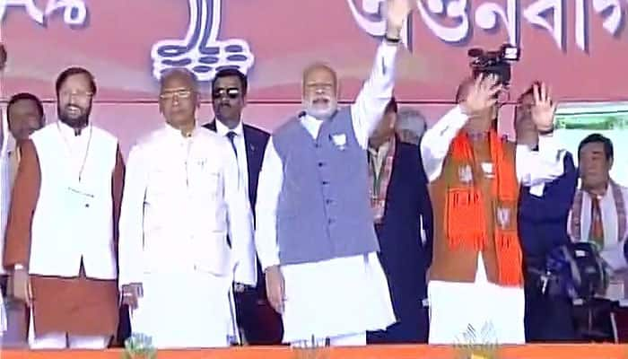 LIVE: PM Narendra Modi begins rally in Imphal in Manipuri language