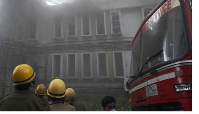 Fire breaks out at TOI office near ITO