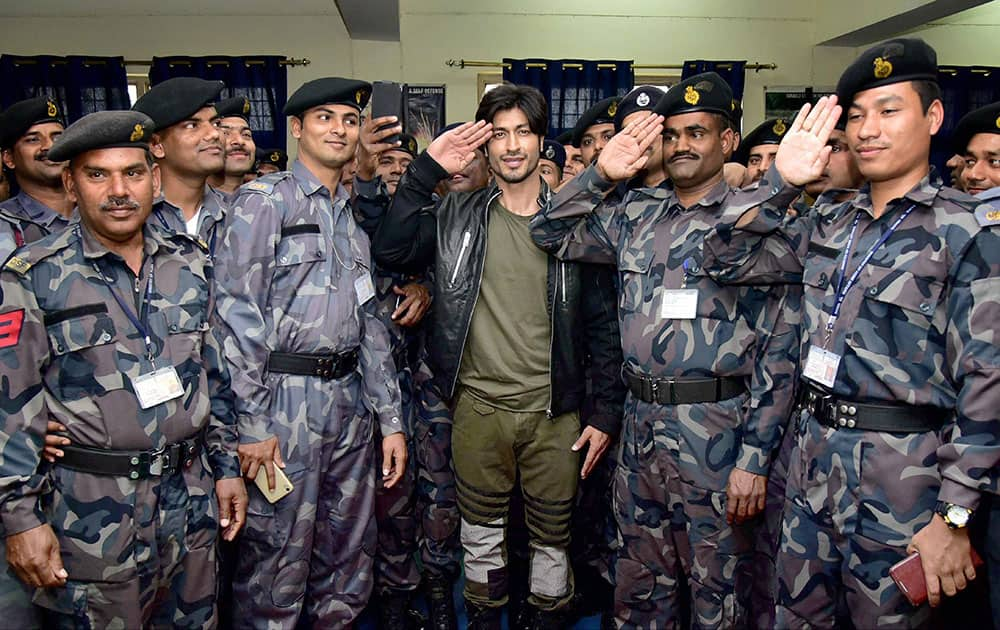 Vidyut Jamwal promotes his film