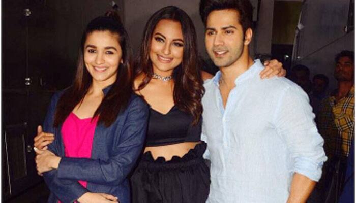 Sonakshi Sinha bumped into &#039;Badrinath Ki Dulhania&#039; and guess what happened next!