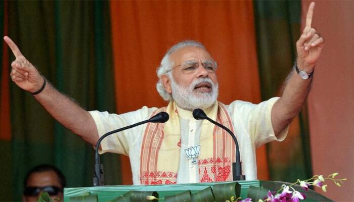PM Narendra Modi quotes Rahul Gandhi to attack Akhilesh Yadav in Mirzapur