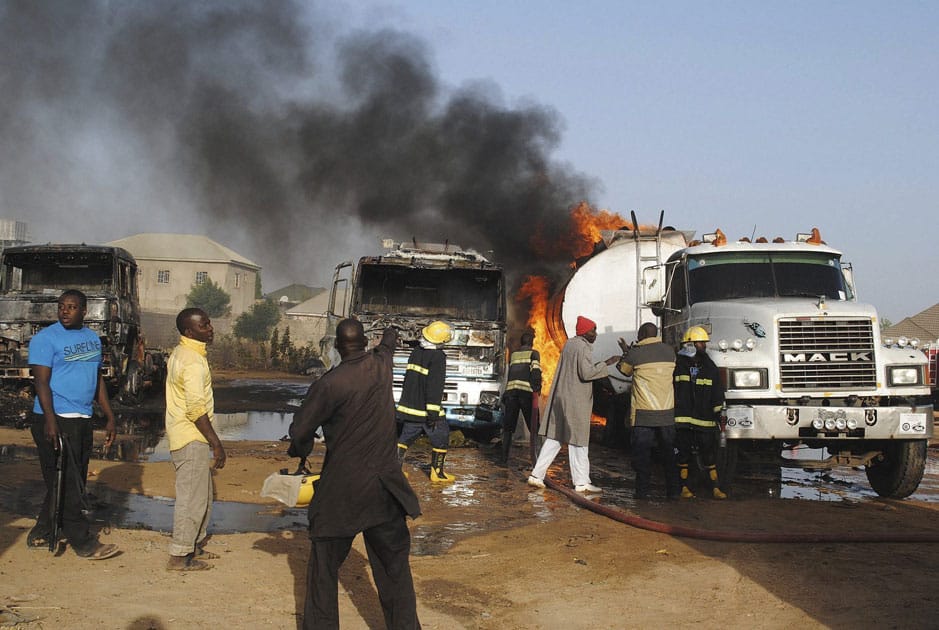 suicide attack at petrol