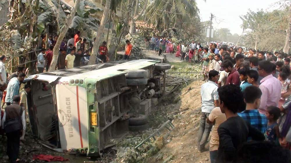 Accident in Goreswar