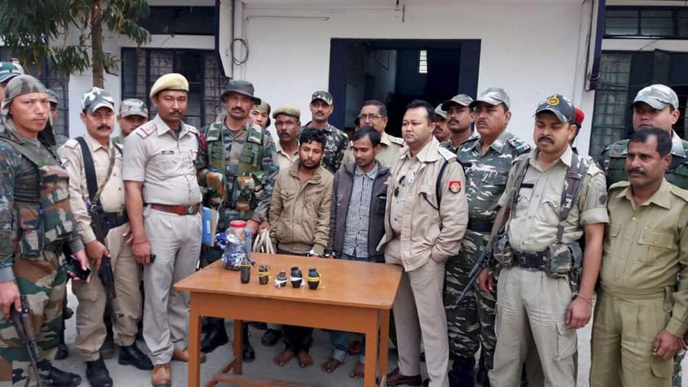 Police arrests villager with hand grenade in Assam