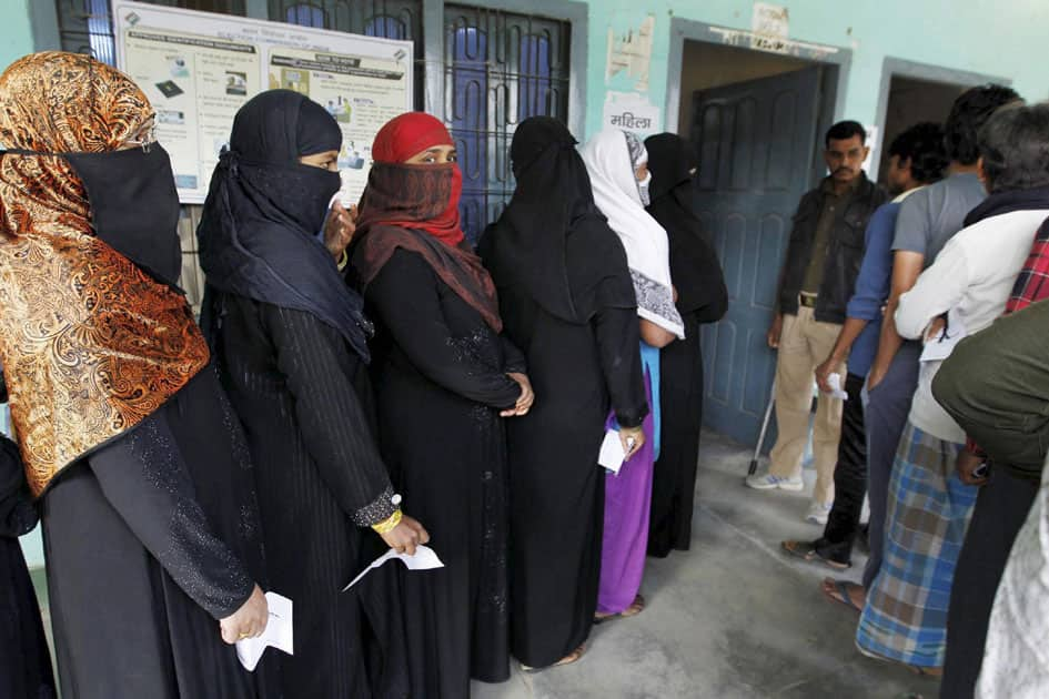 Voting in Gorakhpur