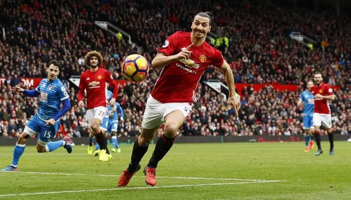 EPL Report:Trouble for Zlatan Ibrahimovic as Manchester United held 1-1 by Bournemouth