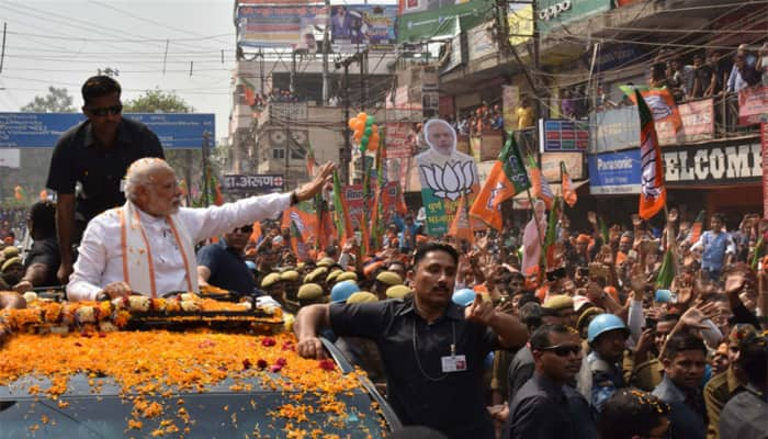 Sure of our victory, asserts PM Modi at Varanasi roadshow as he vows to build UP into prosperous state