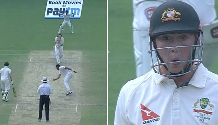 Ishant Sharma takes a nasty tumble; leaves Matt Renshaw stunned — WATCH