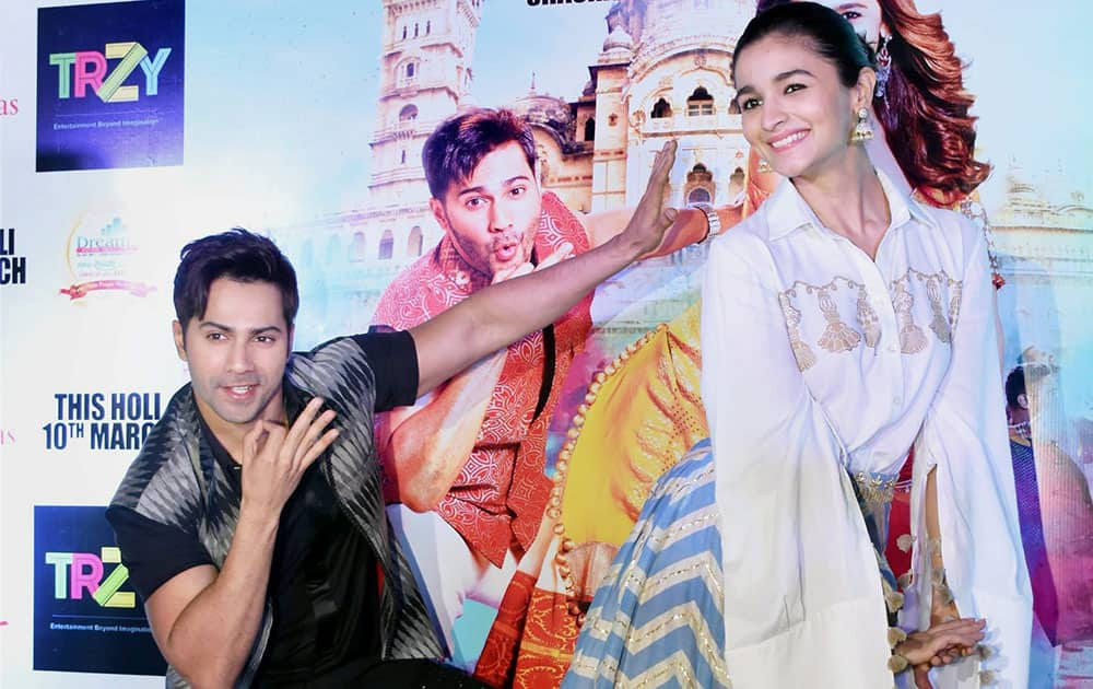 Alia Bhatt and Varun Dhawan in Lucknow