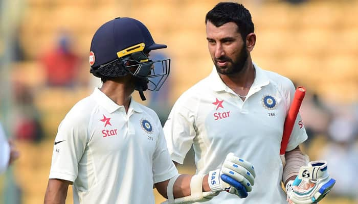 Bengaluru Test: Cheteshwar Pujara, Ajinkya Rahane put hosts in charge with 126-run lead on Day 3