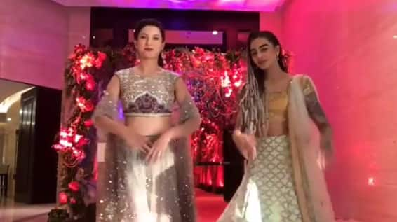 Gauahar Khan, Bani J&#039;s quirky antics steal the show at Mandana Karimi&#039;s wedding – Watch