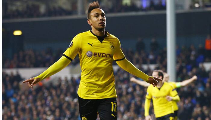 Champions League: Pierre Aubameyang&#039;s hat-trick helps Borussia Dortmund overcome Benifica to seal quarters berth