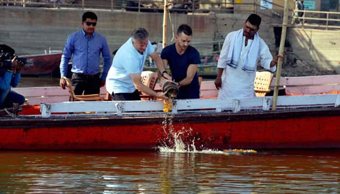 Steve Waugh visits Varanasi to fulfill deceased friend&#039;s last wish of scattering his ashes in Ganges