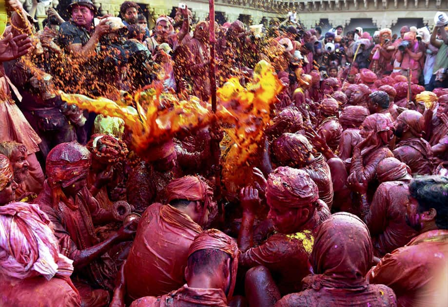 Holi in Nandgaon