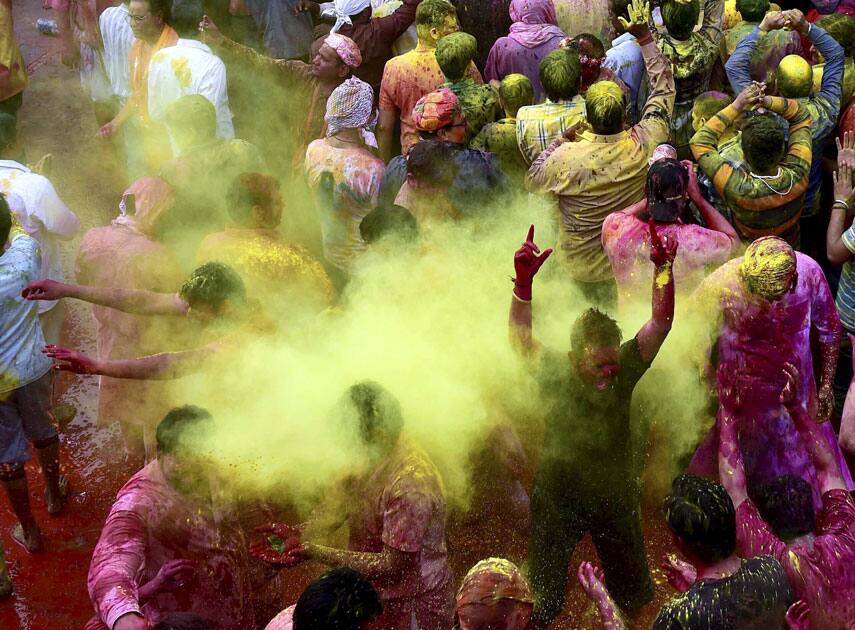 Holi in Nandgaon